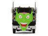 1/64 First Gear White Western Star with Green Goblin Head & 40’ Vintage Trailer Maximum Overdrive 40th Anniversary Diecast Model
