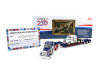 1/64 First Gear Peterbilt Model 379 with 70” Mid-Roof Sleeper & Wilson Silverstar Livestock Trailer National Carriers Diecast Model