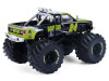 1986 Chevrolet S10 Monster Truck #24 "Raptor" Black and Green with Graphics "Kings of Crunch - Hendrick Motorsports Tribute" Special Edition 1/64 Diecast Model Car by Greenlight