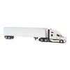 1/50 Diecast Masters Kenworth T680 Next-Gen 76in-High-Roof Sleeper-Cab Tandem Tractor with Great Dane Champion 53ft Dry Cargo Trailer (White) Diecast Model