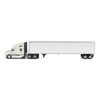 1/50 Diecast Masters Kenworth T680 Next-Gen 76in-High-Roof Sleeper-Cab Tandem Tractor with Great Dane Champion 53ft Dry Cargo Trailer (White) Diecast Model