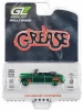 CHASE CAR 1/64 Greenlight 1949 Mercury Convertible Chrome Green with Flames "Grease" (1978) Movie "Hollywood Series" Release 40 Diecast Car Model