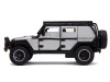 Tej's Jeep Wrangler Custom Silver Metallic with Black Top and Roof Rack "Furious 7" (2015) Movie "25 Years of Fast & Furious" Series 1/32 Diecast Model Car by Jada
