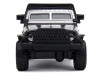 Tej's Jeep Wrangler Custom Silver Metallic with Black Top and Roof Rack "Furious 7" (2015) Movie "25 Years of Fast & Furious" Series 1/32 Diecast Model Car by Jada