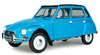 1/18 Solido 1974 Citroen Dyane 6 (Bleu Lagune Blue) Diecast Car Model