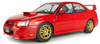 1/18 Solido 2004 Subaru Impreza WRX STi (Flame Red) Diecast Car Model
