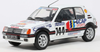 1/18 Solido 1987 Peugeot 205 GTI GR.N #144 Rallye Du Var Diecast Car Model