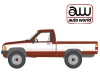1/64 Auto World 1984 Toyota SR5 Pickup Truck (Copper Metallic Brown & White) Diecast Car Model