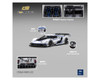 1/64 CM Model Ford GT Mk IV (Frozen White & Sonic Blue Pearl J-1) Diecast Car Model