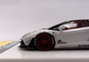 1/43 Fuelme Lamborghini Aventador Roadster LB Works 50th Anniversary (White) Diecast Car Model