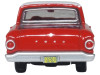1960 Ford Falcon Ranchero Monte Carlo Red with Corinthian White Top 1/87 (HO) Scale Diecast Model Car by Oxford Diecast