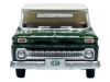 1965 Chevrolet C10 Stepside Pickup Truck Dark Green with Ivory Top 1/87 (HO) Scale Diecast Model Car by Oxford Diecast