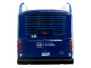 New Flyer Xcelsior XN40 Transit Bus "Delta Air Lines 100th Anniversary" Blue and White with Graphics "The Bus & Motorcoach Collection" Limited Edition 1/87 (HO) Scale Diecast Model by Iconic Replicas