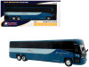 MCI D4520 Commuter Coach Bus "Greyhound Lines" Blue with Light Blue Stripes "The Bus & Motorcoach Collection" Limited Edition to 504 pieces Worldwide 1/87 (HO) Scale Diecast Model by Iconic Replicas