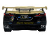 2023 Chevrolet Corvette C8 Stingray Police Interceptor "Florida Highway Patrol (FHP)" Black with Cream Top 1/43 Diecast Model by Iconic Replicas