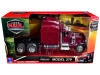 Peterbilt 379 Truck Tractor Burgundy Metallic "Long Haul Trucker" Series 1/32 Diecast Model by New Ray