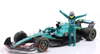 1/24 BBurago 2025 Formula 1 Fernando Alonso Aston Martin AMR25 #14 Car Model with Figure