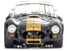 Shelby Cobra 427 S/C Black with Gold Stripes 1/18 Diecast Model Car by Kyosho