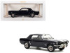 1965 Ford Mustang Hardtop Coupe Nightmist Blue Metallic with White Stripes 1/18 Diecast Model Car by Norev
