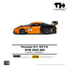 1/64 Trends Hobby 2025 Porsche 911 GT3 R DTM #92 (Orange & Black) Diecast Car Model