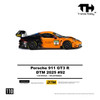 1/64 Trends Hobby 2025 Porsche 911 GT3 R DTM #92 (Orange & Black) Diecast Car Model