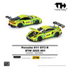 1/64 Trends Hobby 2025 Porsche 911 GT3 R DTM #91 (Yellow) Diecast Car Model