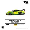 1/64 Trends Hobby 2025 Porsche 911 GT3 R DTM #91 (Yellow) Diecast Car Model