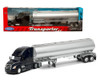 1/32 Welly Freightliner Cascadia Tanker (Black with Plain Silver) Tanker Diecast Car Model