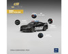 Ford Mustang Dark Horse "Police Interceptor" Black 1/64 Diecast Model Car by CM Models