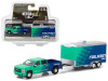 2015 Chevrolet Silverado Pickup Truck and Enclosed Car Hauler "Falken Tires" "Hitch & Tow" Series 11 1/64 Diecast Model Car by Greenlight