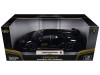 Lamborghini Aventador SVJ Roadster Black with Carbon Top and Gold Accents 1/18 Diecast Model Car by Heimanba