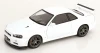 1/12 KK-Scale 2001 Nissan Skyline GT-R (R34) V-Spec II OEM Rims (White) Diecast Car Model