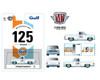 1/64 M2 Machines 1973 Chevrolet Custom Deluxe 10 “Gulf” (White) Diecast Car Model