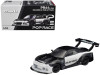 Mazda RX-7 "RE Super G Time Attack" RHD (Right Hand Drive) Black and White "The Model Car Show Malaysia 2026" 1/64 Diecast Model Car by Pop Race