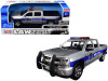 2017 Chevrolet Silverado 1500 LT Z71 Crew Cab Police Silver "Law Enforcement and Public Service" Series 1/24 Diecast Model Car by Motormax