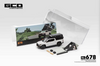 1/64 GCD Toyota Tundra Modified (White) Diecast Car Model with Accessories