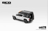 1/64 GCD Toyota Tundra Modified (White) Diecast Car Model with Accessories