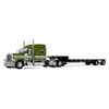 1/64 First Gear Peterbilt Model 389 (Zimmerman Transport LLC) with 70” Mid-Roof Sleeper & Transcraft Step Deck Trailer Diecast Model