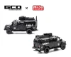 1/64 GCD SWAT Tactical Armor Vehicle Diorama Set with 4 Figures