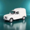 1/43 NZG Renault 4 F4 Fourgonnette (White) Diecast Car Model