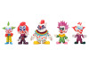 Set of 5 Diecast Figures "Killer Klowns from Outer Space" (1988) Movie "Metalfigs" Series Diecast Models by Jada