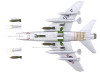 North American F-100 Super Sabre Fighter Aircraft "FW-871 National Military Museum Soesterberg Netherlands" United States Air Force "Air Power Series" 1/72 Diecast Model by Hobby Master