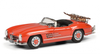 1/43 Schuco Mercedes-Benz Mercedes 300SL Skiurlaub (Orange) Diecast Car Model