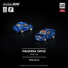 1/64 Poprace Nissan Skyline GT-R Pandem QR32 (Blue) Diecast Car Model