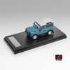 1/64 LCD Land Rover Defender V8 (Arles Blue) Diecast Car Model