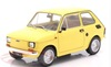 1/18 ModelCarGroup 1972 Fiat 126 (Yellow) Diecast Car Model