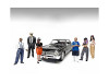 "Hanging Out 3" 6 piece Figure Set for 1/18 Scale Models by American Diorama