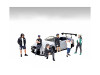 "LB Nation" 6 piece Figure Set for 1/18 Scale Models by American Diorama
