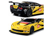 2005 Chevrolet Corvette C6R #69 Yellow and Black "Collection" Series 1/64 Diecast Model Car by Majorette