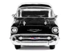 1957 Chevrolet One-Fifty Sedan Black and White 1/64 Diecast Model Car by IXO Models